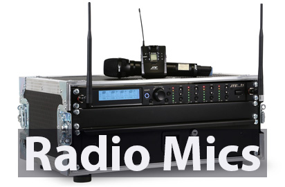 Radio Microphone Systems to rent or hire